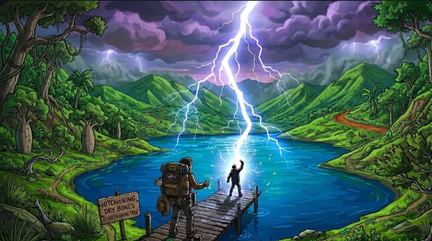 Jane Doe or a John Doe stuck by a lightning strike with burnt digital ID